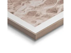 Bilder^Reinders Gerahmtes Bild Dünen für Wohnzimmer 70 cm x 50 cm Beige