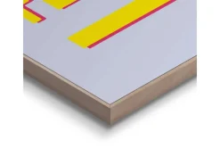 Bilder^Reinders Gerahmtes Bild Dancefloor Man Cave 30 cm x 20 cm Gelb