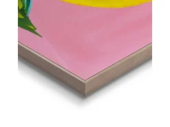 Bilder^Reinders Gerahmtes Bild Juicy Lemon für Küche 40 cm x 30 cm Gelb