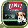 Hundebedarf^Rinti Hunde-Nassfutter Feinest Geflügel und Lachs 150 g