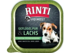 Hundebedarf^Rinti Hunde-Nassfutter Feinest Geflügel und Lachs 150 g