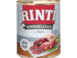 Hundebedarf^Rinti Hunde-Nassfutter Kennerfleisch Ross 800 g