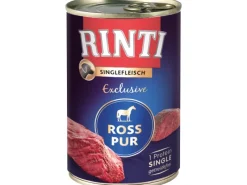 Rinti Hunde-Nassfutter Singlefleisch Exclusive Ross 400 g