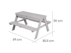 roba Kindersitzgarnitur in Grau Outdoor + mit Spielwannen