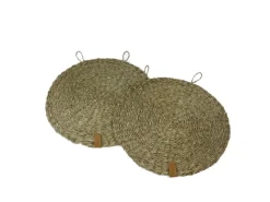 Rohrschneider Robuste Kratzmatte für Katzen in Praktischer Runder Form 2er Set