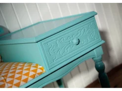 Kreativfarben^Rust-Oleum Kreidefarbe-Möbellack Satin Finish Blaugrün seidenglänzend 750 ml