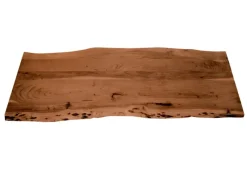 SAM Tischplatte Baumkante Akazie Nuss 180 x 60 cm CURT
