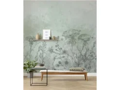 Sanders & Sanders Fototapeten^Fototapete Blumen Grün 300 x 280 cm 612000