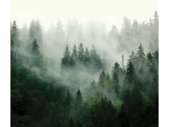 Sanders & Sanders Fototapete Berglandschaft Mit Bäumen Grün 3 x 2,7 m 601175