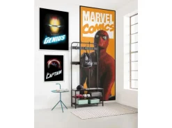 Sanders & Sanders Tapezierzubehör^Poster Die Rächer Schwarz Gelb Blau und Rot 40 x 50 cm 612154