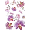 Sanders & Sanders Wandtattoos^Wandtattoo Blumen Rosa und Violett 42,5 x 65 cm 600321