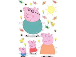 Sanders & Sanders Wandtattoos^Wandtattoo Peppa Wutz Multicolor 65 x 42.5 cm 601348