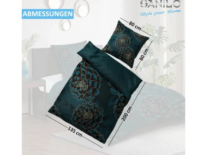 Sanilo Bettwäsche^Bettwäsche 4-teilig Dahlien