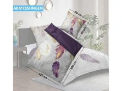 Sanilo Bettwäsche^Bettwäsche 2-teilig Federn