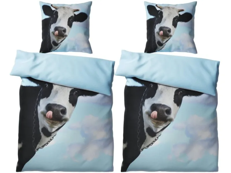 Sanilo Bettwäsche 4-teilig Kuhkopf