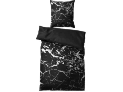 Sanilo Bettwäsche^Bettwäsche 2-teilig Marmor Schwarz
