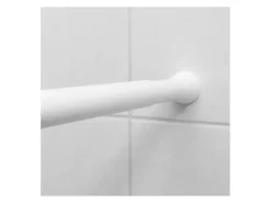 Sanilo Gardinenstangen^Duschvorhangstange Weiß 120-230cm