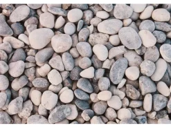 Scherf Zimmerbrunnen^Flusskiesel Grau-Beige 16-32 mm 25 kg PE-Sack