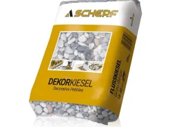 Scherf Zimmerbrunnen^Flusskiesel Grau-Beige 16-32 mm 25 kg PE-Sack