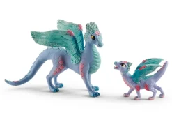 Schleich Geschenkartikel^bayala® Blütendrachenmama und Baby