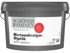 SCHÖNER WOHNEN-Farbe Schöner Wohnen Betondesign-Optik Matt-Überzug farblos 1 L