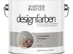SCHÖNER WOHNEN-Farbe Innenfarben^Schöner Wohnen Designfarben Dynamisches Platingrau matt 2,5 l