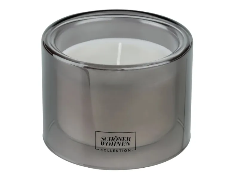 Schöner Wohnen Kollektion Kerzen^Schöner Wohnen Duftkerze M Cedar im Glas Grau Ø 9,5 cm x 7 cm