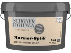 SCHÖNER WOHNEN-Farbe Schöner Wohnen Marmor-Optik Effektspachtel Crema 1 l