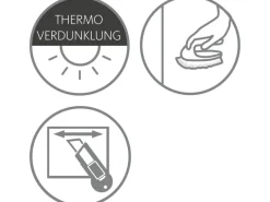 Schöner Wohnen Kollektion Raffrollos^Schöner Wohnen Thermo-Rollo Martha 80 cm x 210 cm