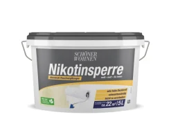 SCHÖNER WOHNEN-Farbe Spezialfarben^Schöner Wohnen Wandfarbe Weiß Matt "Nikotinsperre" 5 l
