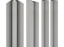 Schulte Zierprofile^DecoDesign Profilset Alu Natur 255 cm