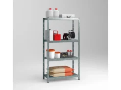 SCHULTE Regalwelt Regalsysteme^Schulte Profi-Steck-Grundregal 195 cm x 100 cm x 35 cm