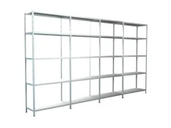 SCHULTE Regalwelt Regalsysteme^Schulte Steck-Grund- und 3 x Anbauregale 200 cm x 380 cm x 50 cm