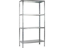 SCHULTE Regalwelt Schwerlastregal|Metallregale^Schulte Steck-Grundregal 180 cm x 100 cm x 40 cm