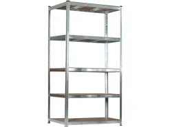 SCHULTE Regalwelt Kellerregale|Schwerlastregal^Schulte Steck-Schwerlastregal XL 180 cm x 100 cm x 60 cm Verzinkt