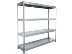 SCHULTE Regalwelt Schulte Steck-Weitspann/Schwerlast-Grundregal 180 cm x 143 cm x 50 cm Verzinkt