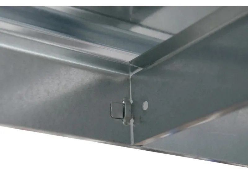 SCHULTE Regalwelt Schulte Steck-Weitspann/Schwerlast-Grundregal 180 cm x 143 cm x 50 cm Verzinkt