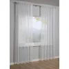 Sehlbach Türvorhänge^Fertigschal Multiband Crashoptik 135 cm x 245 cm Weiß