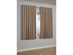 Sehlbach Gardinenstangen^Fertigschal Multiband Blackout Shine 135 cm x 175 cm