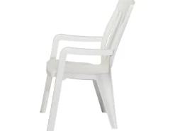 Sieger Stapelsessel Palma Weiß 65 cm x 59 cm x 92 cm