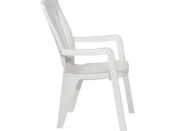 Sieger Stapelsessel Palma Weiß 65 cm x 59 cm x 92 cm