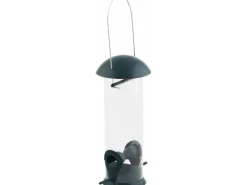 Siena Garden Vogelbedarf^Futterspender Feeder Basic Kunststoff Grün Ø 13,4 cm x 24 cm