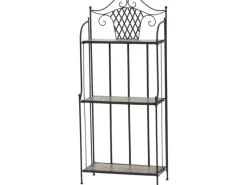 Siena Garden Regal Prato 63 cm x 29 cm x 142 cm Schwarz Mosaik