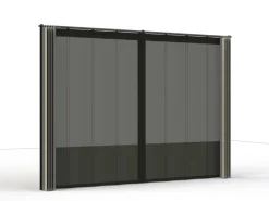 Siena Garden Insektenschutz^Seitenteile für Schattenmanufaktur Silber-Grau 300 cm x 210 cm