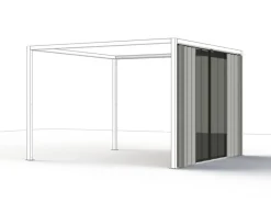 Siena Garden Insektenschutz^Seitenteile für Schattenmanufaktur Silber-Grau 300 cm x 210 cm