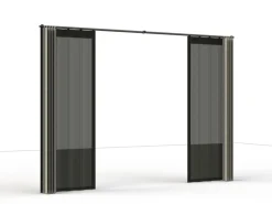 Siena Garden Insektenschutz^Seitenteile für Schattenmanufaktur Silber-Grau 300 cm x 210 cm