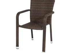 Siena Garden Sessel^Stapelsessel Minas Braun 60 cm x 56 cm x 83 cm