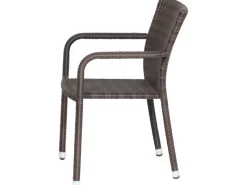 Siena Garden Sessel^Stapelsessel Minas Braun 60 cm x 56 cm x 83 cm