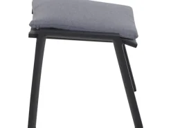 Siena Garden Kissen|Hocker^Valencia Hocker Matt Anthrazit-Salt & Pepper Gestell Aluminium