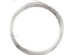 Bastelzubehör^Silberdraht Stärke 0,6 mm Länge 10 m Kupferkern versilbert